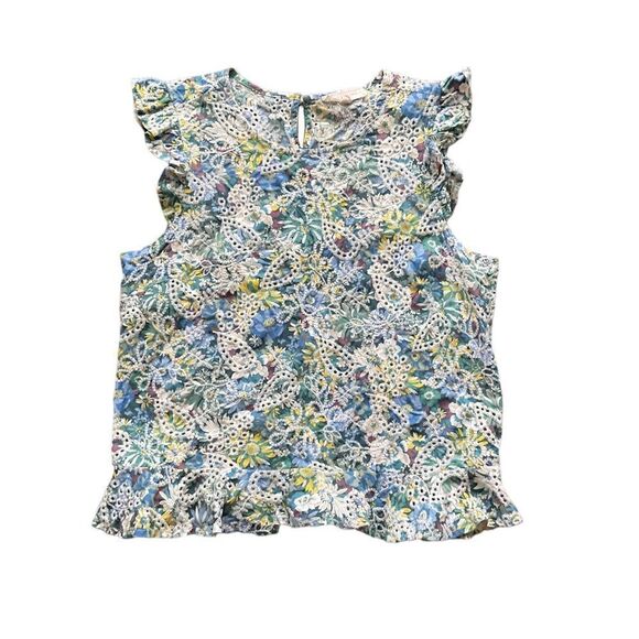 Solitaire Embroidered Floral Colorful Women’s Top Size M - Picture 1 of 5